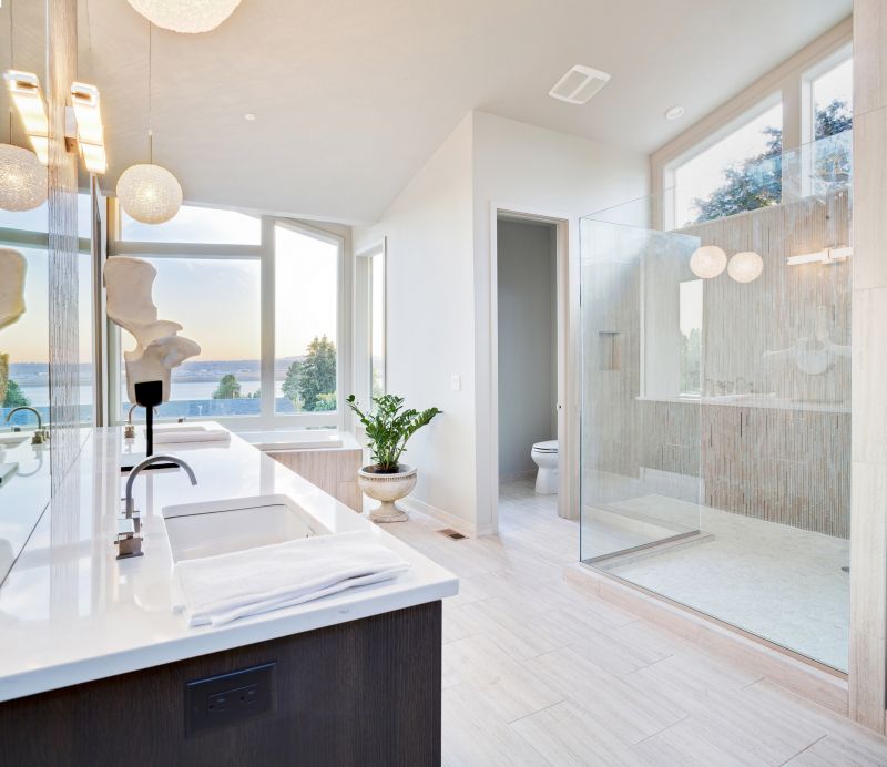 Modern Bathroom with Natural Light