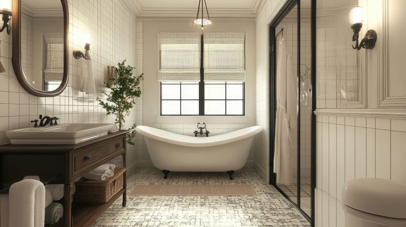 Elegant White Bathtub